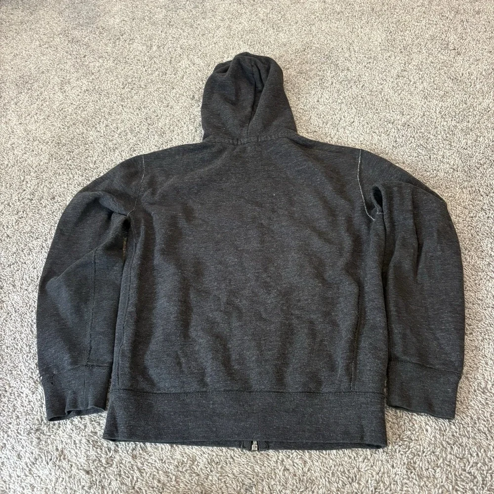 Polo Ralph Lauren Hoodie Full Zip Waffle Hood Double Knit Terry Y2K Mens S Small